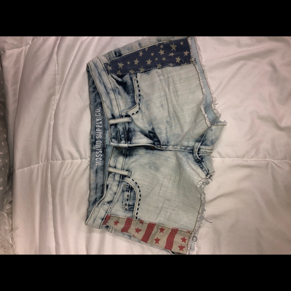 Light wash Jean Shorts